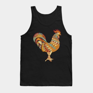 rooster funny gift idea Tank Top